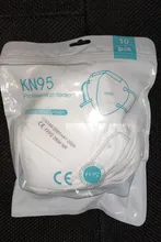 Mascarilla facial KN95 con filtro 95%, máscara protectora, PM2.5, FFP2, KN95, CE ffp3