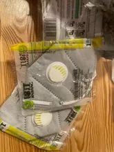 Mascarillas faciales de alta calidad con válvula de aire, respirador antipolvo, KN95, FFP3, venta al por mayor, envío directo