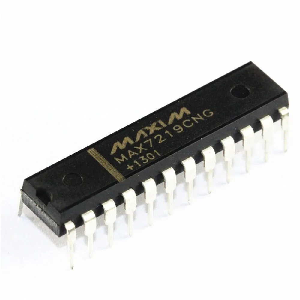 IC MAXIM MAX7219CNG MAX7219 24 DIP (светодиоды arduino raspberry PIC прототипы) | Электронные компоненты и