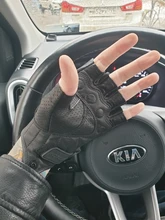 Guantes de moto de cuero auténtico para invierno y verano, equipo de protección para Motocross con pantalla táctil