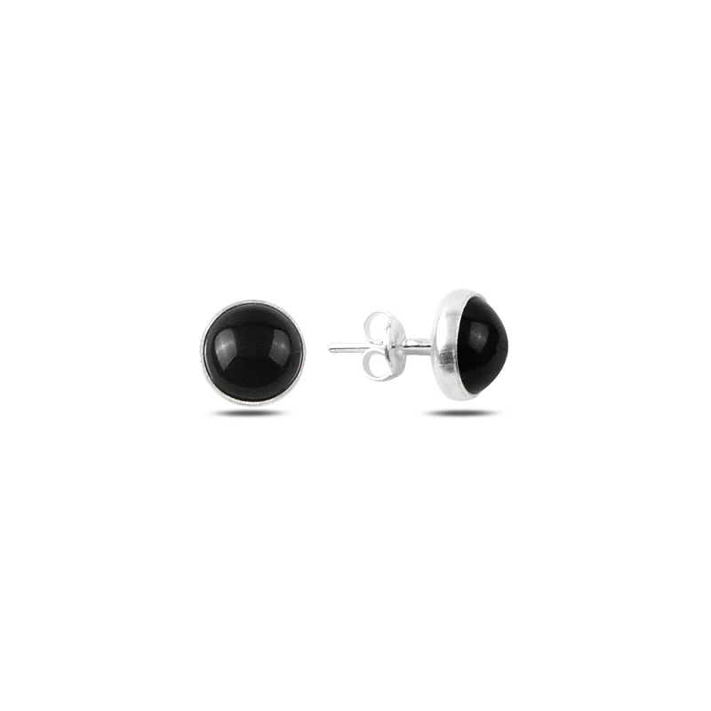 Silver 925 Sterling Onyx Cubic Zirconia Solitaire Earrings
Silver 925 Sterling Onyx Cubic Zirconia Solitaire Earrings