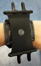 Brazo de silicona giratorio con soporte para teléfono móvil, bolsa de brazo de Fitness para ejercicio de carrera al aire libre, banda de muñeca, soporte para funda de teléfono