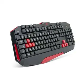 Gaming spirit of gamer keyboard pro-k3 Spanish-105 keys-4 keys programmable gaming-wrist rest-braided cable 1.6m
Gaming spirit of gamer keyboard pro-k3 Spanish-105 keys-4 keys programmable gaming-wrist rest-braided cable 1.6m