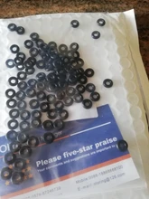 Lote de 50 unidades de anillos de goma, junta tórica negra de sellado NBR OD7/8/9/10/11/12/13/14/15/16/17/18/19/20*2,5mm arandela de juntas de anillo de aceite de sello