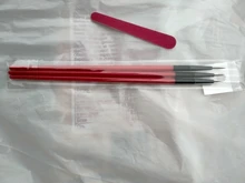 5/7/11mm clavo línea de arte pintura dibujo Flowder detallando delgada de Sripe red Pen manicura bricolaje herramientas 3 unids/set