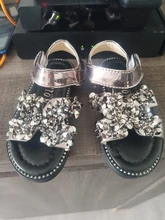 ULKNN sandalias Bebé Zapatos de niñas de verano sandalias con diamante zapatos de princesa para niñas niños sandalias de Punta abierta de los niños zapatos de fiesta