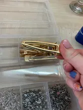 Pasadores hechos a mano, Moldes de resina epoxi de silicona, pasador de pelo de cocodrilo acrílico, herramientas de fabricación de joyas