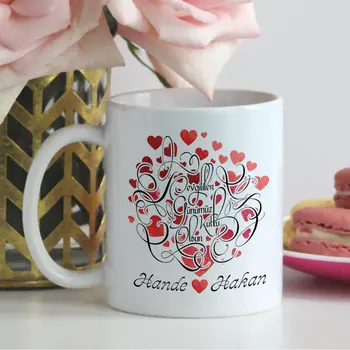 Personalized Valentine 'S Present-Day Happy Design White Mug Cup 
Personalized Valentine 'S Present-Day Happy Design White Mug Cup