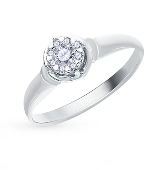 Gold ring with diamonds sunlight sample 585 
Gold ring with diamonds sunlight sample 585