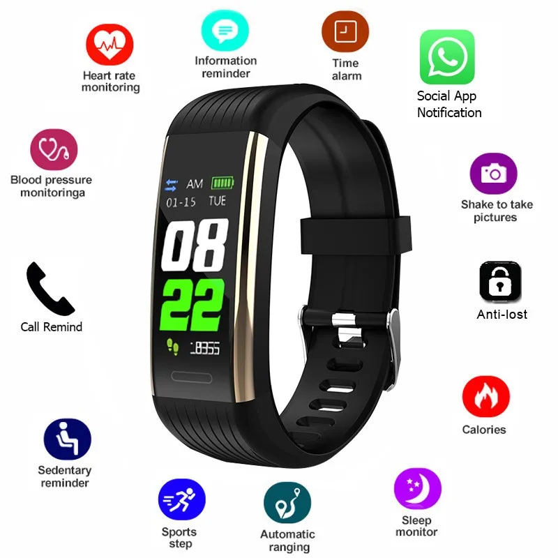 R1 Smart band Heart rate Blood Pressure monitoring Sleep Monitor Fitness Tracker Oxygen Pedometer Smart Wrist band PK mi band 4
R1 Smart band Heart rate Blood Pressure monitoring Sleep Monitor Fitness Tracker Oxygen Pedometer Smart Wrist band PK mi band 4