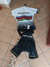 ASTANA-camisetas de Ciclismo de equipo, Ropa de secado rápido, conjuntos de gel, uniformes, Maillot, Ropa deportiva, 2021