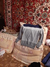 Suéter informal para hombre, Jersey de punto ajustado a rayas con cuello redondo, M-3XL de otoño, 2021