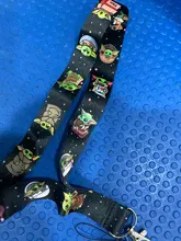 YIMUBA-Llavero con correa de Alien, funda para tarjeta de identificación con USB, cuerda colgante