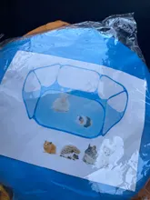 Corralito portátil de moda para mascotas, jaula de animales pequeños para interior/exterior, cerca de juegos para hámster, conejillos de indias
