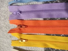 10 Uds 3 #10 cm/15cm/18cm/20cm/25cm/30cm/35cm/40cm/50cm/55cm/60cm cremalleras de Nylon de bobina cierre a la medida crafters (20 colores)