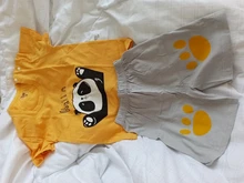 Conjuntos de ropa de verano para bebés, Conjunto de camiseta de manga corta y pantalones cortos