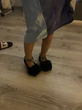 Zapatos de princesa individual para niñas, calzado plano para niño, Chico, bebé, aterciopelado, esponjoso, Bowkont, otoño e invierno, B207