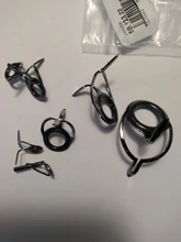 Anillos de guía para caña de pescar, 7 Uds., 0,5/0,6/0,8/1,1/1,4/1,8 cm de diámetro, varios tamaños