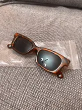 Las mujeres gafas de sol de diseñador de la marca gafas de ojo de gato conductor gafas de sol de pesca rectángulo leopardo Vintage gafas