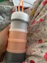 Caja de almacenamiento de alimentos desmontable de 4 capas para bebé, 480ml, cajas de polvo de leche de cereales esenciales, portátil, contenedor de leche para niños