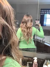 Cabello humano Natural Remy, línea de pescado brillante, una pieza, corona, Halo, Clips, Color degradado, 100%, Invisible, alambre de pescado