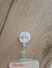 Insignia retráctil de alta calidad Unisex, nuevo diseño, Clip de carrete, diseño de mármol cielo estrellado, Tarjeta De Nombre IC, BadgeHolder, 2020