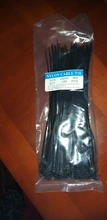 Auto-bloqueo de nylon plástico tie 100 unids/bolsa negro Zip secreto correa de nylon cable tie set 3*100 anillo de sujeción 3X200 de envoltura de cable