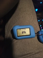 Nuevas llaves de la cubierta A93/A63 LCD de silicona color azul para Starline A93 A63 A96 A66 LCD llavero coche remoto 2 maneras alarma