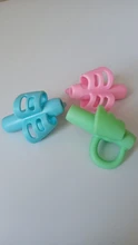 Juego de 3 unidades de Portalápices para niños, herramientas de silicona para corrección de postura ergonómica de dos dedos, corrector de lápiz de escritura para lápiz