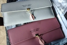 Cuero billeteras de Pu para Mujer, carteras largas, monedero, bolsillo para teléfono de hoja, tarjetero, bolso de mano, 2021