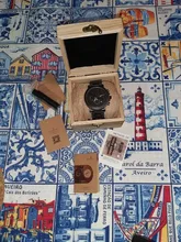 BOBO BIRD reloj de madera para hombre erkek kol saati reloj de madera elegante de lujo cronógrafo relojes militares de cuarzo en caja de regalo de madera