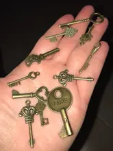 10 Uds. De colgantes de Metal Vintage con dos colores variados para fabricación de joyería Diy, joyería hecha a mano