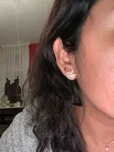 Pendientes de plata de ley 925 con forma de Cisne y perlas, joyería versátil con personalidad, a la moda, de Corea del Sur