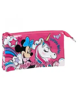 ▷ CASE PENCIL POUCH THREEFOLD MINNIE MOUSE 
▷ CASE PENCIL POUCH THREEFOLD MINNIE MOUSE