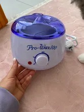 Calentador eléctrico ax de 500cc w, depilación cera, granos de cera, 10 Uds. Pegatinas símil madera, Kit de depilación cera depiladora