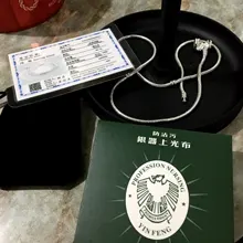 Collar de cadena de serpiente de plata de ley 925, 45-60cm con certificado, apto para colgantes, dijes de cuentas, joyería, colgante, accesorios