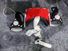 Cubierta de anillo de silicona con control táctil, correa de mano ajustable y tapas de pulgar para Oculus Quest 2 VR, accesorios protectores de mango