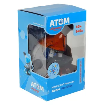 Microscope MicroMed "atom" 40-640x, Orange 
Microscope MicroMed "atom" 40-640x, Orange