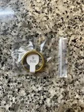 MANGOSKY-anillo de acero inoxidable dorado para hombre y mujer, 4mm, 6mm