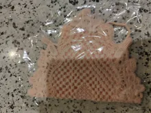 Mascarilla reutilizable de poliéster para adultos, máscara lavable con Apliques de encaje delicado, transpirable, 1 unidad