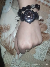 Reloj de pulsera con cielo estrellado para mujer, pulsera femenina romántica e informal, a la moda, Cuero Simple