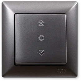 PnpnElectrıc Gns Visage Ambiance Metallic Smoked Gray Blind Control Switch (Double Button) 10A 220V AC
PnpnElectrıc Gns Visage Ambiance Metallic Smoked Gray Blind Control Switch (Double Button) 10A 220V AC