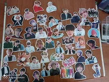 Pegatinas Kpop para ordenador portátil, equipaje, Maleta de motocicleta, monopatín, teléfono, PVC, 50 Uds.