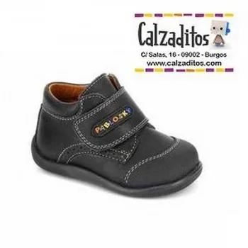 Boots for baby classic style leather navy blue color of Pablosky
Boots for baby classic style leather navy blue color of Pablosky