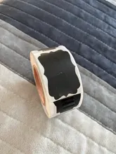 Etiquetas adhesivas para pizarra, rollo de 300 Uds. Para tarros de cocina, pegatinas extraíbles e impermeables para decoración del hogar