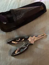 Alicates de acero inoxidable para pesca, aparejos de pesca, cortador de señuelos, herramienta de aparejos, alicates con anillas abiertas, señuelo