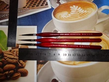 3 uds. De pinceles de pintura en miniatura, Pelo de lobo profesional de detalles finos 0 ~ 000, envío directo