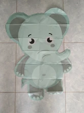 Globos de papel de aluminio con dibujos de animales para niños, Globos de aire de ardilla, zorro, decoraciones para fiesta de cumpleaños, juguetes inflables de erizo