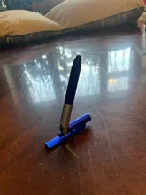 Bolígrafo plegable 4 en 1 para pantalla táctil, mini bolígrafo capacitivo Universal con LED para tableta y teléfono móvil