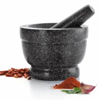 Kitchen mortar with hand 14CM granite/marble LACOR 
Kitchen mortar with hand 14CM granite/marble LACOR